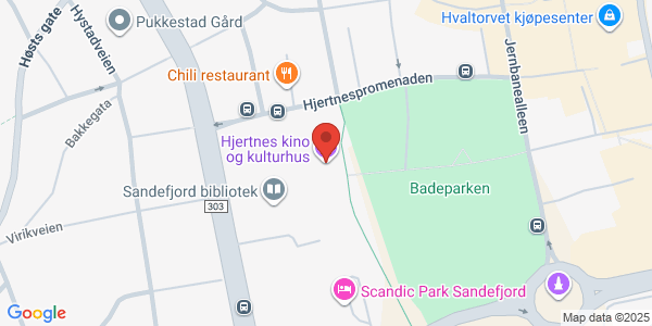Map displaying event location