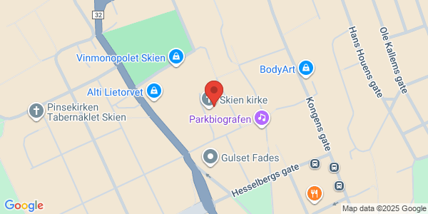 Map displaying event location