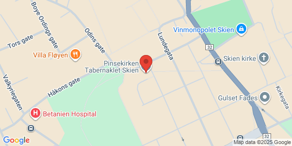 Map displaying event location