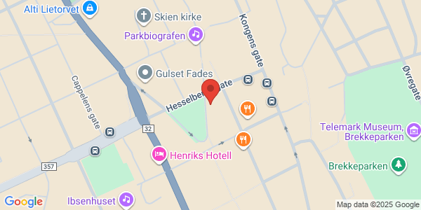 Map displaying event location