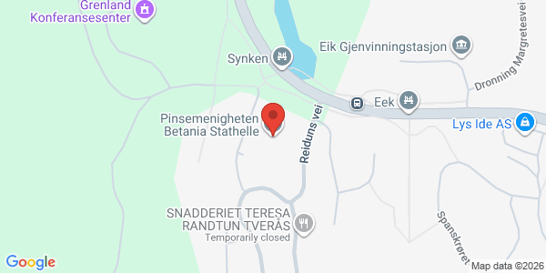 Map displaying event location