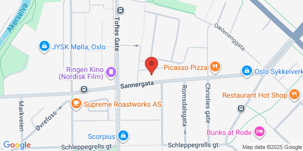 Map displaying event location