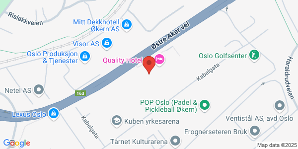 Map displaying event location