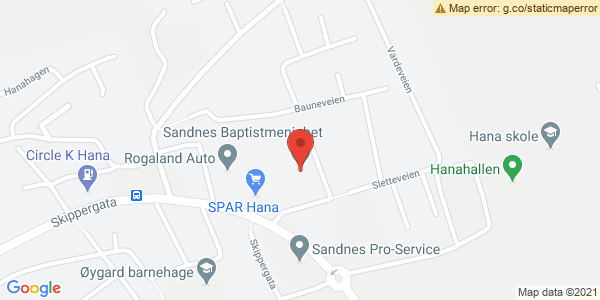 Kart som viser hvor arrangementet foregår