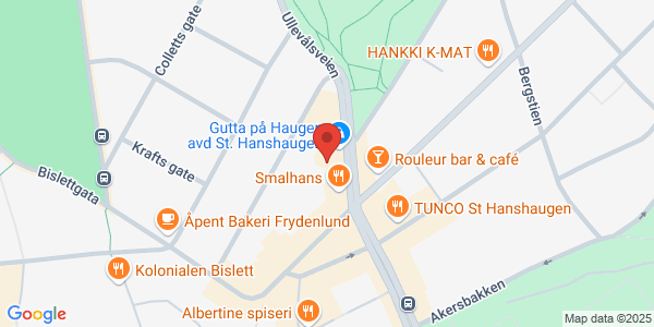 Map displaying event location