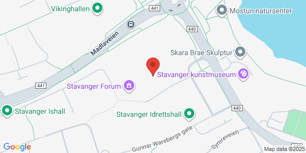 Map displaying event location