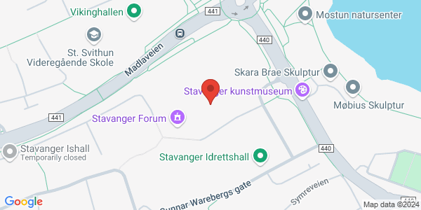 Map displaying event location