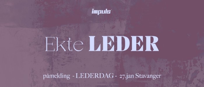 Impuls Lederdag 2025