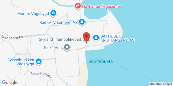 Kart som viser hvor arrangementet foregår