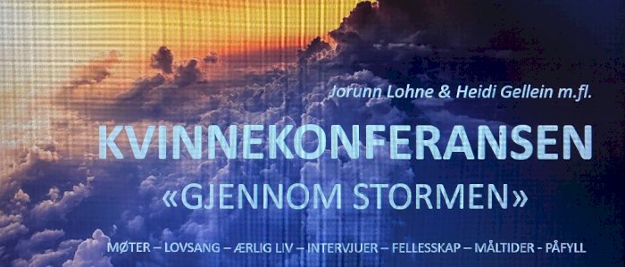 Kvinnekonferansen "Gjennom stormen" i Grimstad misjonskirke