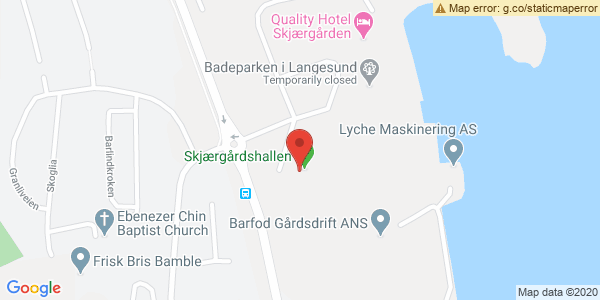 Map displaying event location