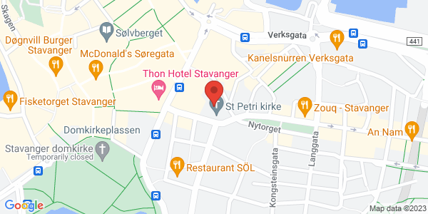 Map displaying event location
