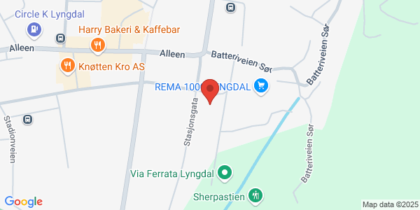 Map displaying event location