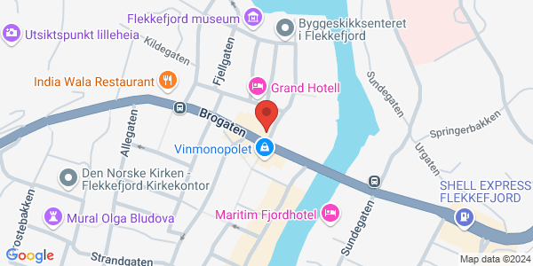 Map displaying event location