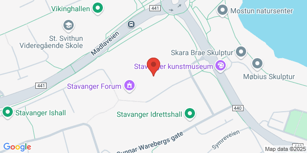 Map displaying event location