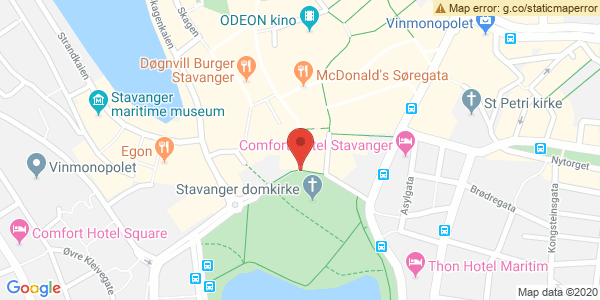 Map displaying event location