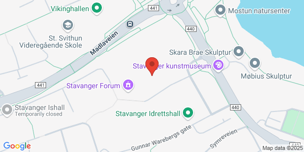 Map displaying event location