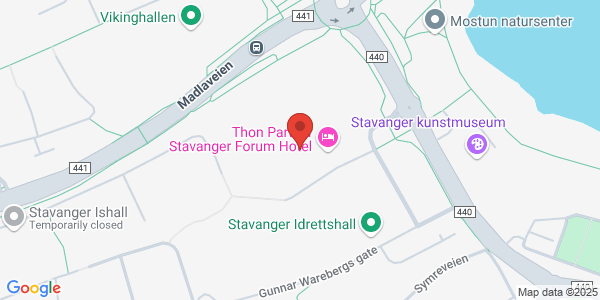 Map displaying event location