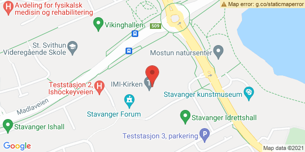 Kart som viser hvor arrangementet foregår
