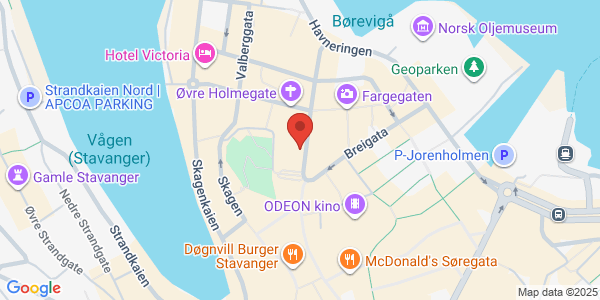Map displaying event location