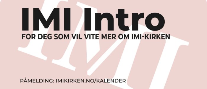 IMI Intro