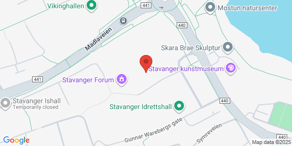 Map displaying event location