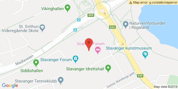 Map displaying event location