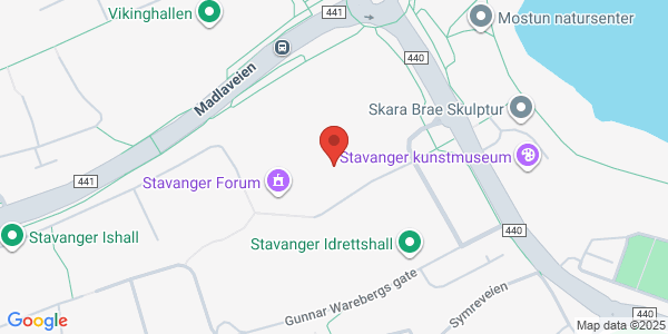 Map displaying event location