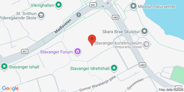 Map displaying event location