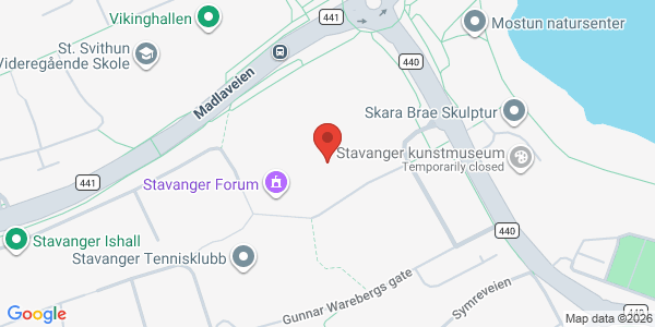 Kart som viser hvor arrangementet foregår