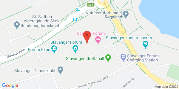 Map displaying event location