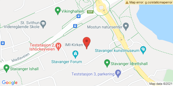 Map displaying event location