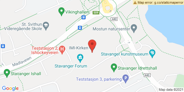 Map displaying event location