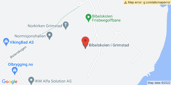 Kart som viser hvor arrangementet foregår