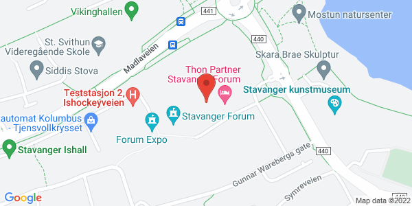 Map displaying event location