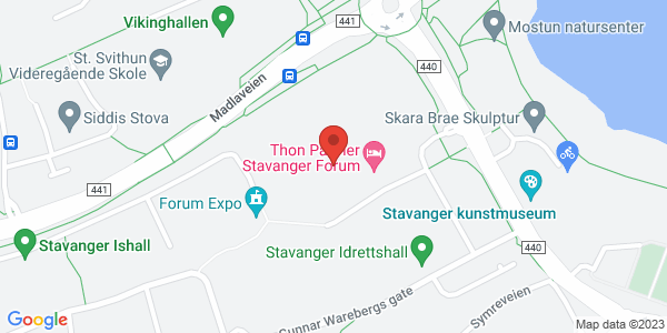 Map displaying event location