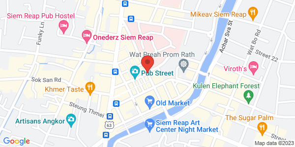 Map displaying event location
