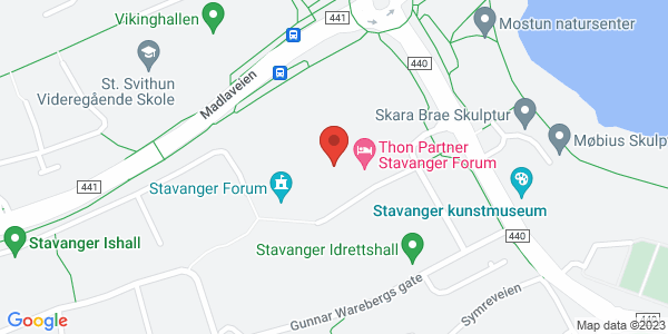 Map displaying event location