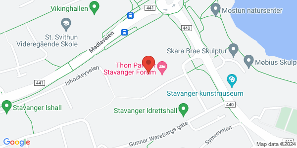 Map displaying event location