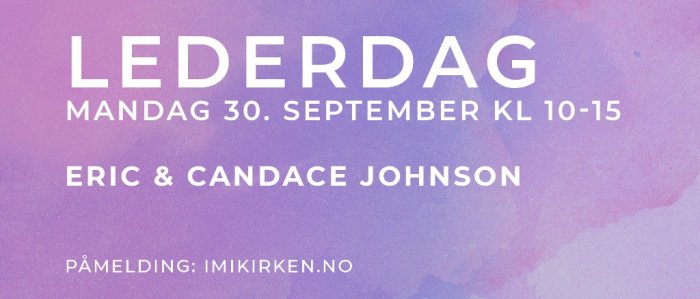 Lederdag med Eric&Candace Johnson