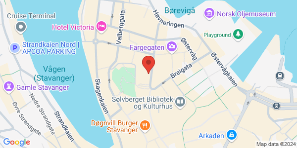Map displaying event location
