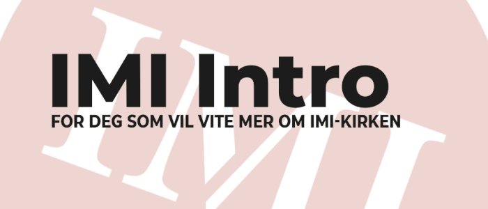 IMI Intro