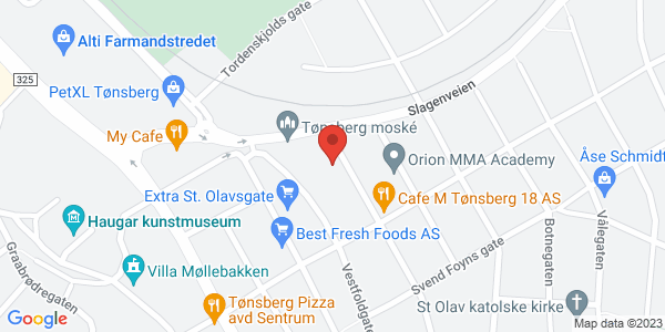 Map displaying event location