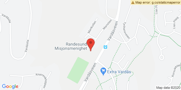 Map displaying event location