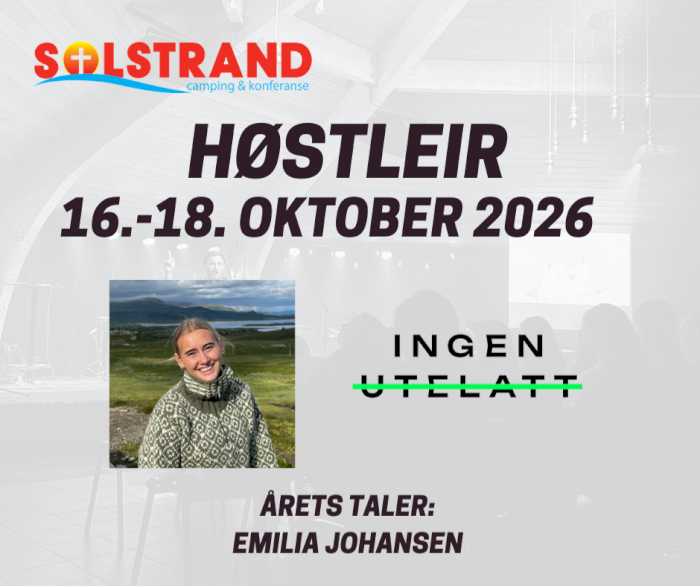 Solstrand høst tenåringsleir 2026