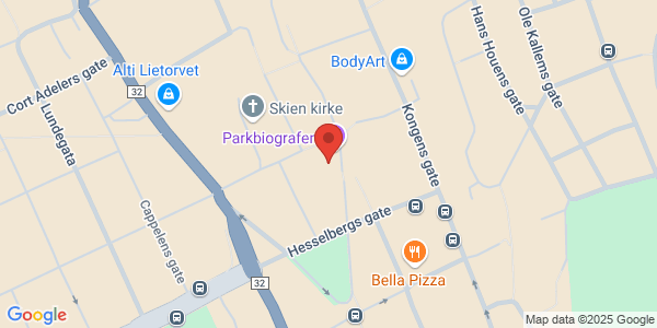 Map displaying event location