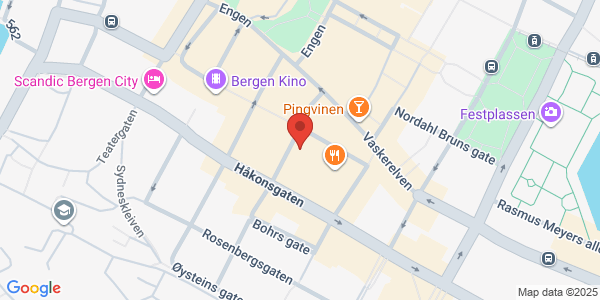 Map displaying event location