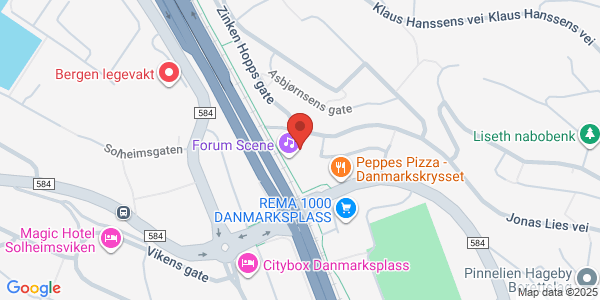 Map displaying event location