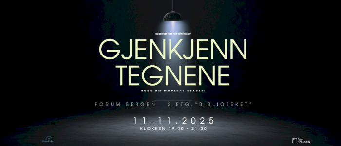 Gjenkjenn Tegnene - kurs om menneskehandel - Bergen