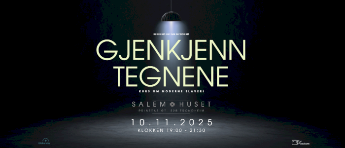 Gjenkjenn Tegnene - kurs om menneskehandel - Trondheim